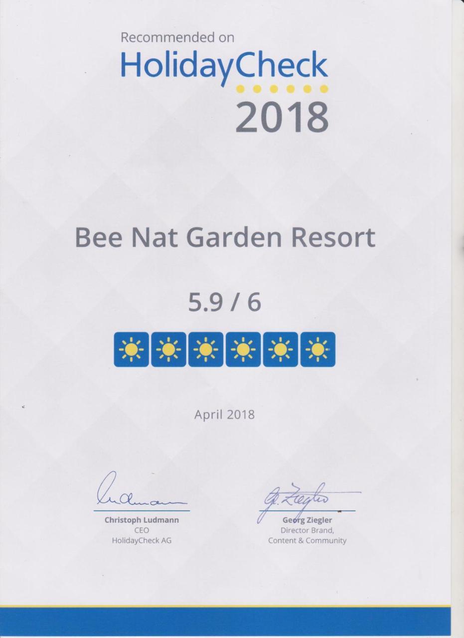 Bee Nat Garden Resort Bang Rak Beach  Extérieur photo